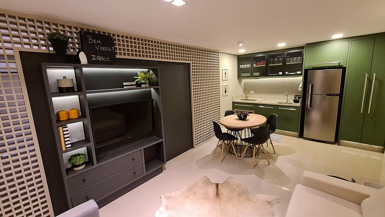 Studio no Centro de Foz - Garagem e WiFi