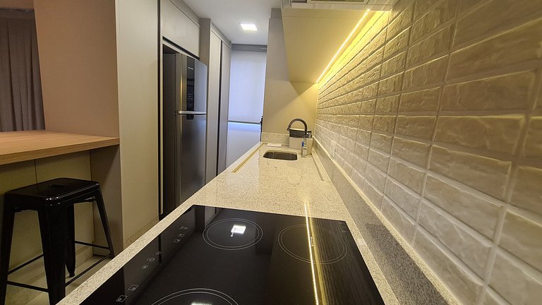 Studio c/ Vista no Centro - Garagem