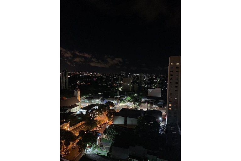Studio c/ Vista no Centro - Garagem e WiFi