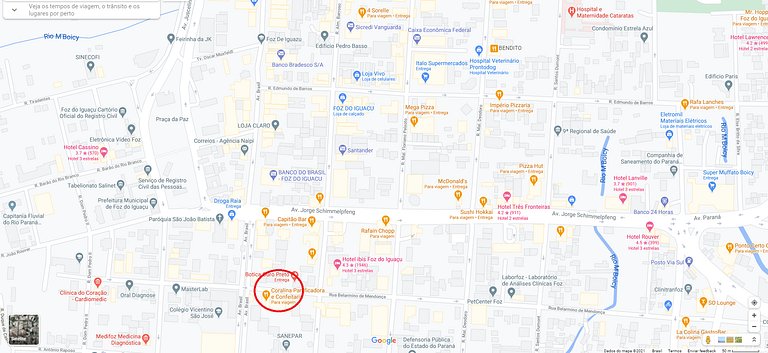 Studio no Centro gastronômico de Foz