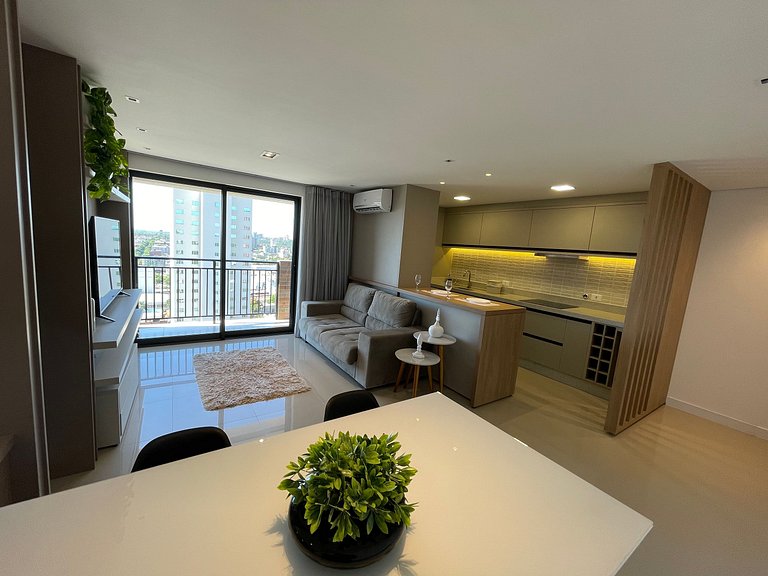 Studio c/ Vista no Centro - Garagem