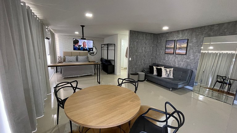 7seas - Lindo apt conceito aberto com vista linda