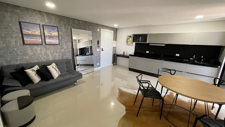 7seas - Lindo apt conceito aberto com VISTA INCRÍVEL