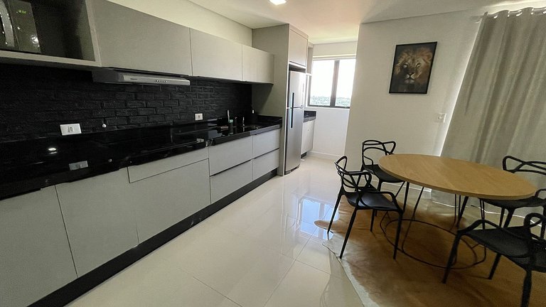 7seas - Lindo apt conceito aberto com VISTA INCRÍVEL