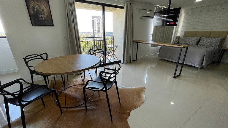 7seas - Lindo apt conceito aberto com VISTA INCRÍVEL