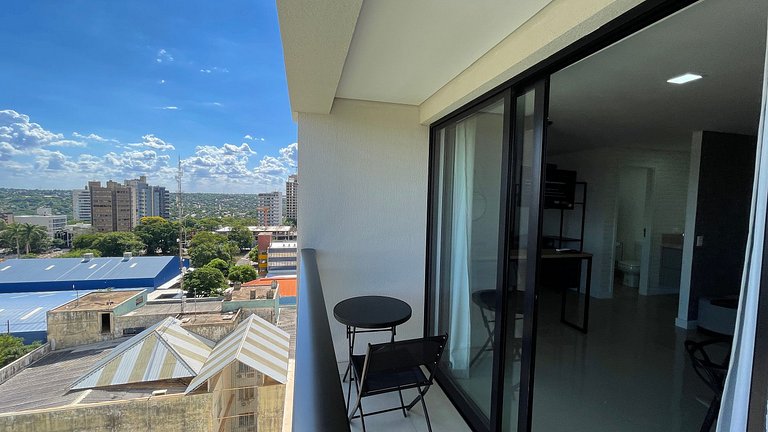 7seas - Lindo apt conceito aberto com VISTA INCRÍVEL