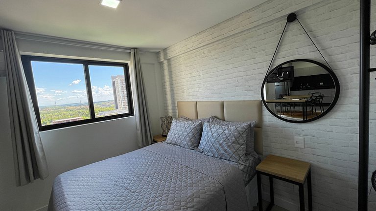 7seas - Lindo apt conceito aberto com vista linda