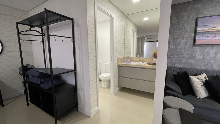 7seas - Lindo apt conceito aberto com VISTA INCRÍVEL