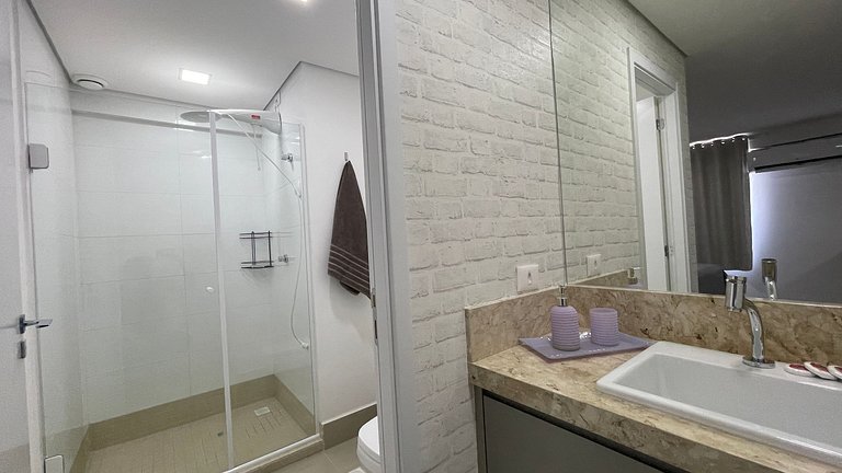 7seas - Lindo apt conceito aberto com VISTA INCRÍVEL