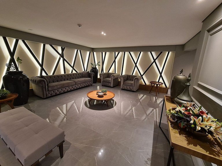 7seas - Lindo apt conceito aberto com VISTA INCRÍVEL