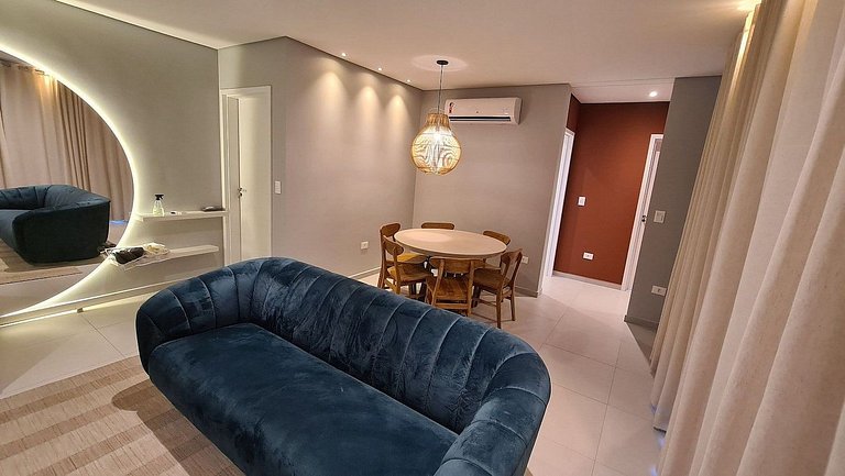 Apto novo primeiro da cidade decorado com Feng Shui