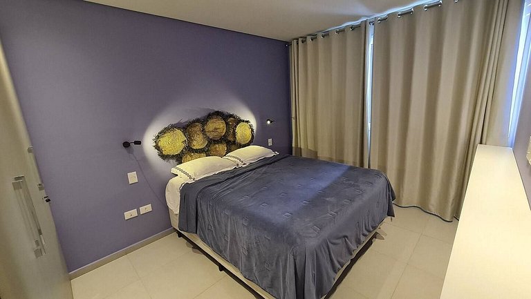 Apto novo primeiro da cidade decorado com Feng Shui