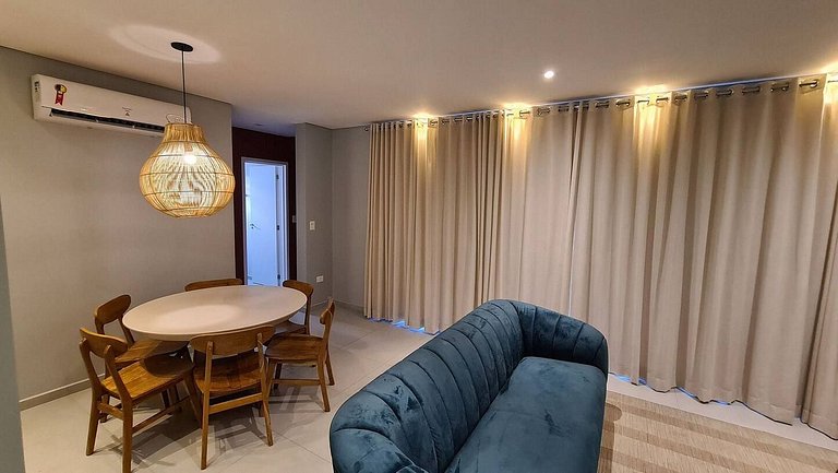 Apto novo primeiro da cidade decorado com Feng Shui