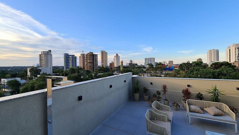 Apto novo primeiro da cidade decorado com Feng Shui