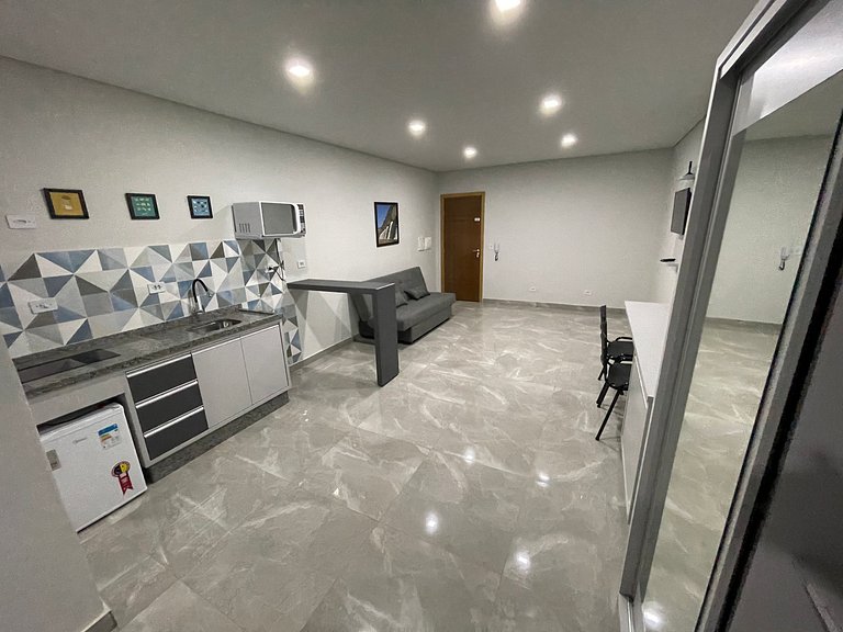 Novíssimo apartamento Studio a poucos passos do Paraguai - V