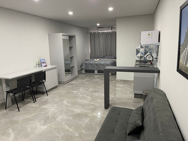 Novíssimo apartamento Studio a poucos passos do Paraguai - V
