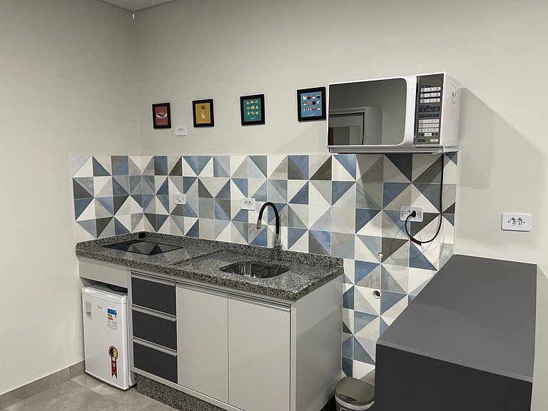 Novíssimo apartamento Studio a poucos passos do Paraguai - V