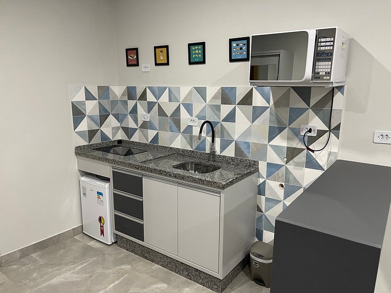 Novíssimo apartamento Studio a poucos passos do Paraguai - V