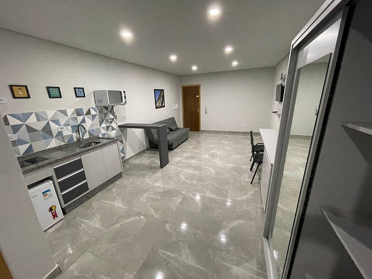 Novíssimo apartamento Studio a poucos passos do Paraguai - V