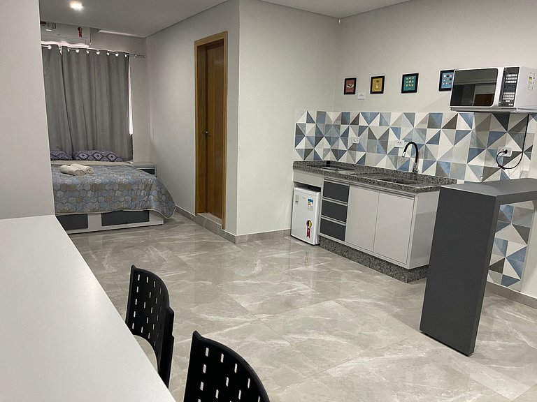 Novíssimo apartamento Studio a poucos passos do Paraguai - V