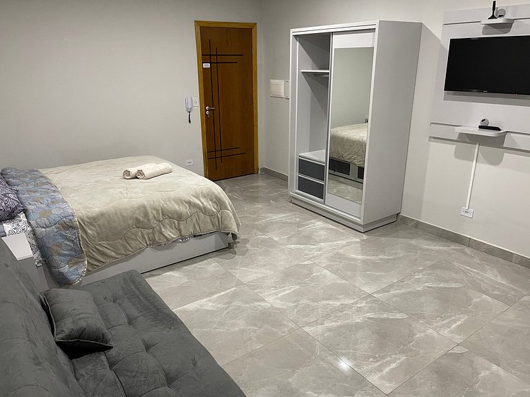 Novo apartamento Studio a poucos passos do Paraguai - Vila P