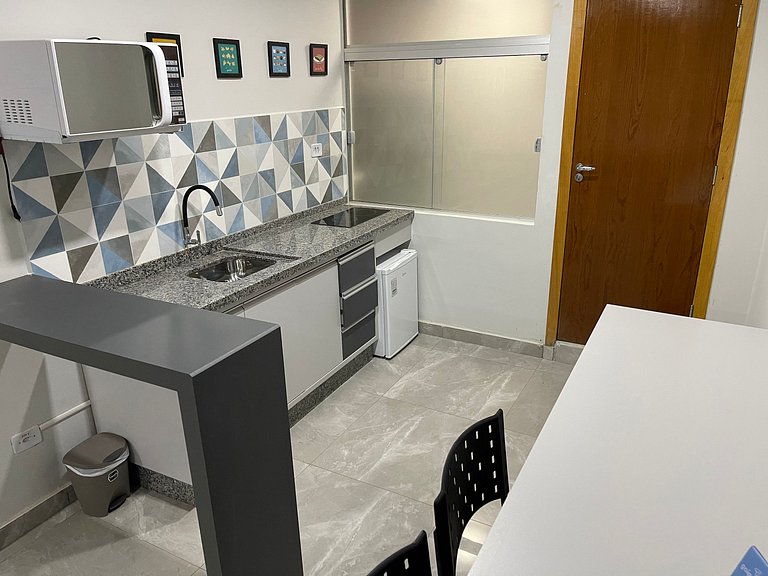 Novo apartamento Studio a poucos passos do Paraguai - Vila P
