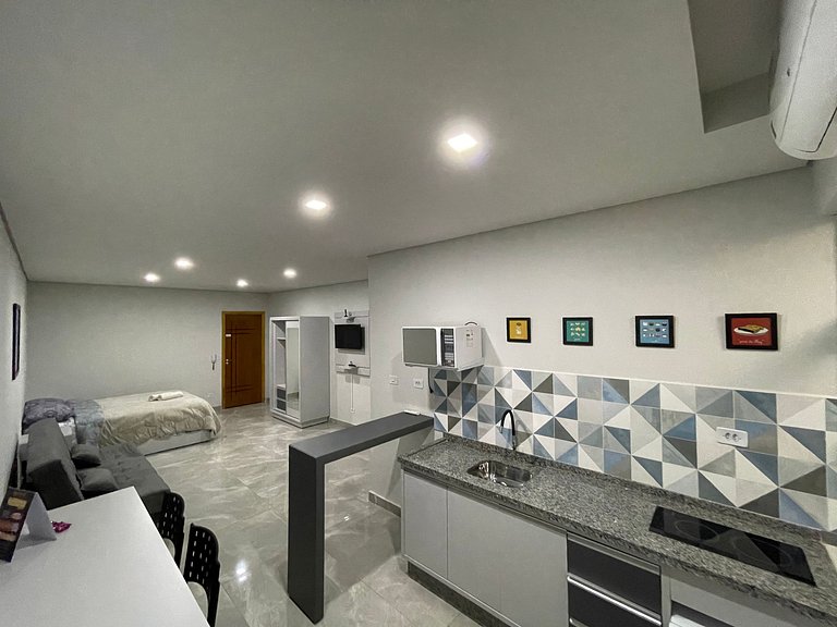Novo apartamento Studio a poucos passos do Paraguai - Vila P
