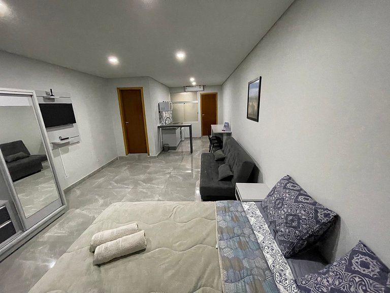 Apt Studio a poucos passos do PY - Vila Portes