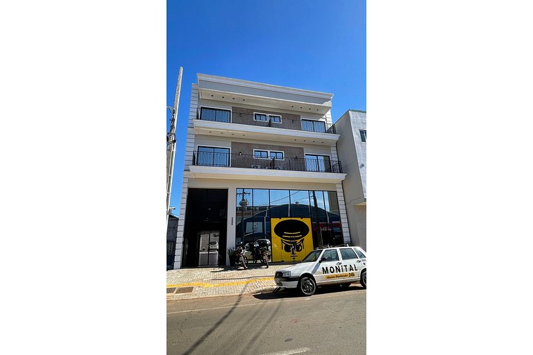 Novo apartamento studio no coração de Foz
