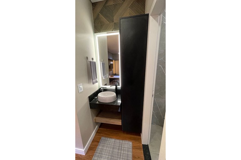 Apartamento completo para se hospedar no centro de Foz do Ig