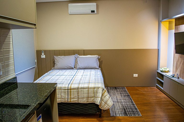 Novo apartamento studio no coração de Foz