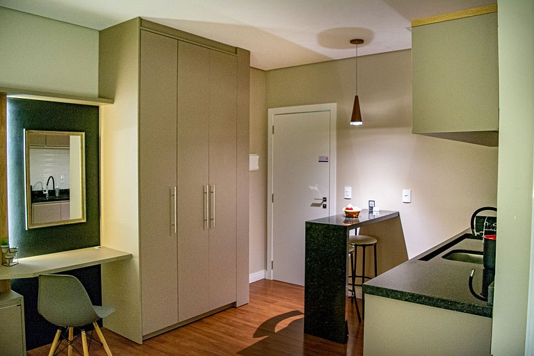 Novo apartamento studio no coração de Foz