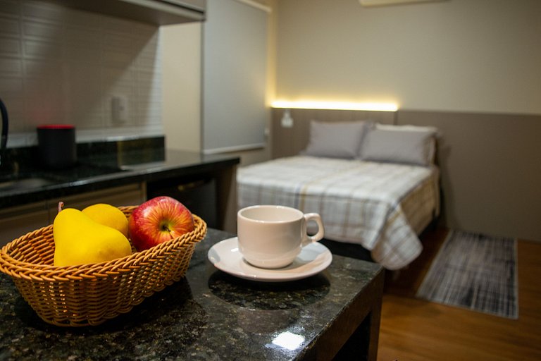 Novo apartamento studio no coração de Foz