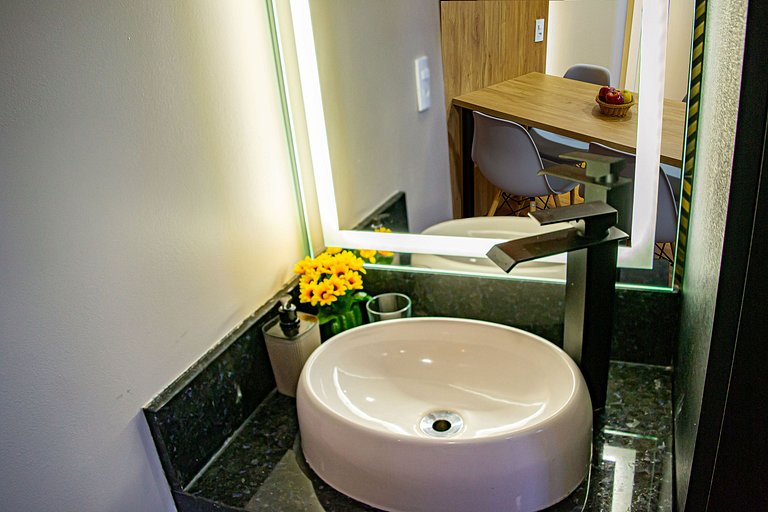 Apartamento completo para se hospedar no centro de Foz do Ig