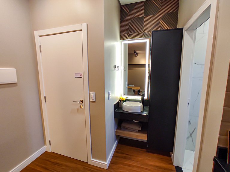 Apartamento completo para se hospedar no centro de Foz do Ig