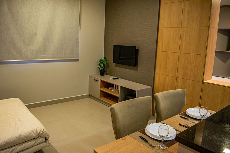 Novo apartamento Studio no ladinho do Paraguai - Vila Portes