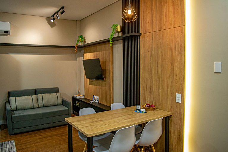 Apartamento completo para se hospedar no centro de Foz do Ig