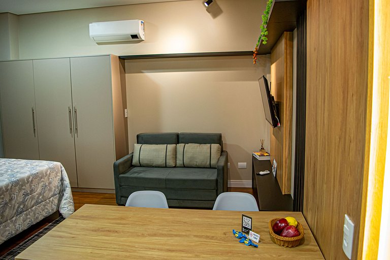 Apartamento completo para se hospedar no centro de Foz do Ig