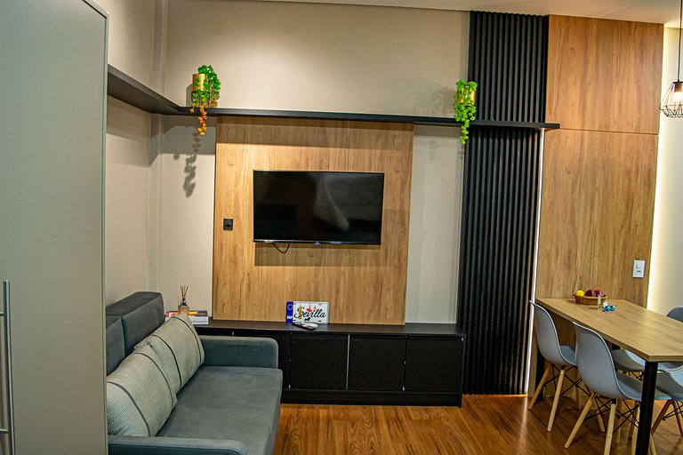 Apartamento completo para se hospedar no centro de Foz do Ig