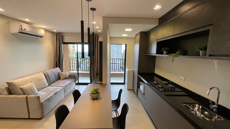 Charmoso e novíssimo apartamento no Centro de Foz do Iguaçu