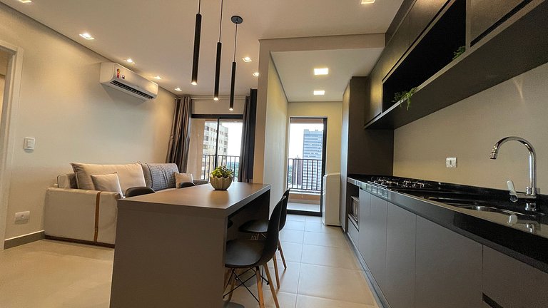 Charmoso e novíssimo apartamento no Centro de Foz do Iguaçu