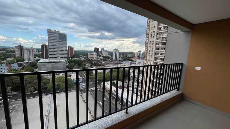Charmoso apto no Centro de Foz do Iguaçu com Vista