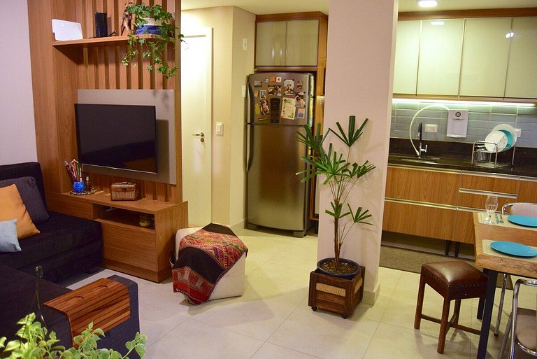 Apt Garden com Jardim Privativo - Famílias