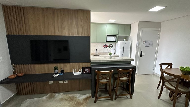 Apt com dois quartos no centro de Foz do Iguaçu