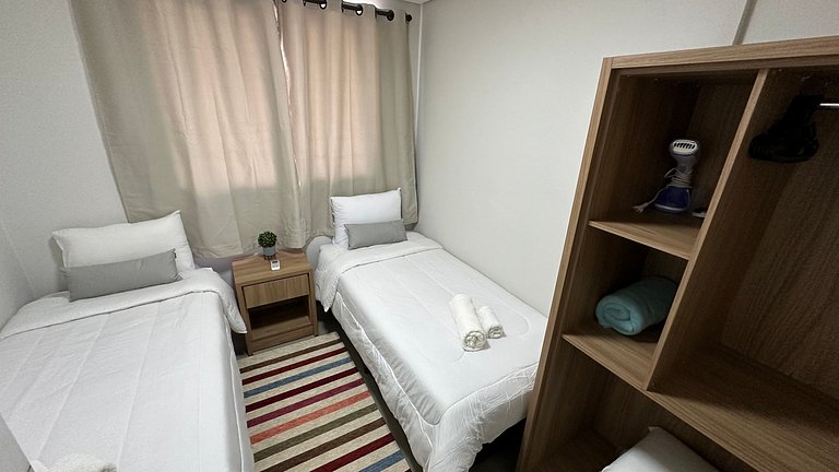 Apt com dois quartos no centro de Foz do Iguaçu