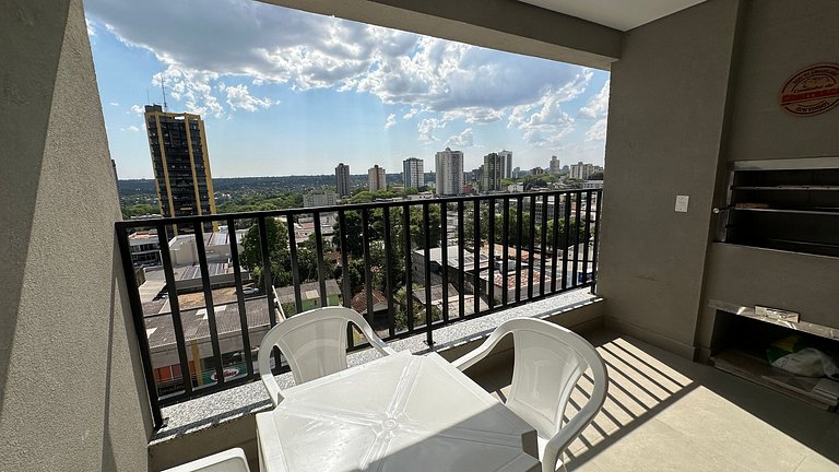 Apt com dois quartos no centro de Foz do Iguaçu