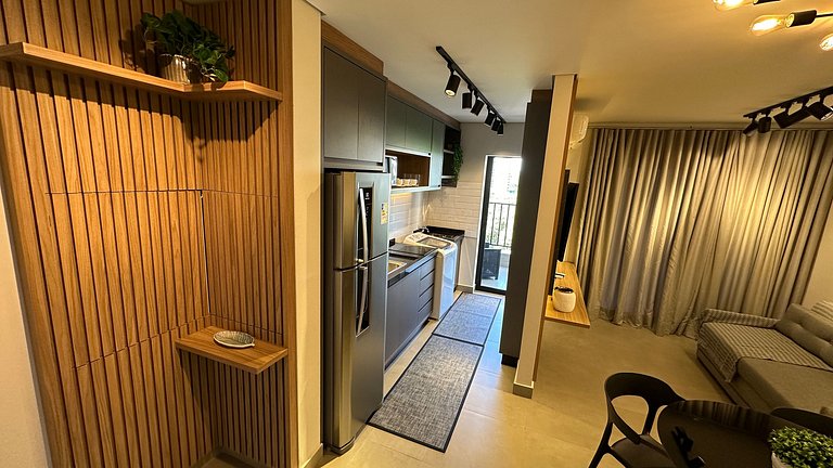 Studio Moderno no Centro - Garagem