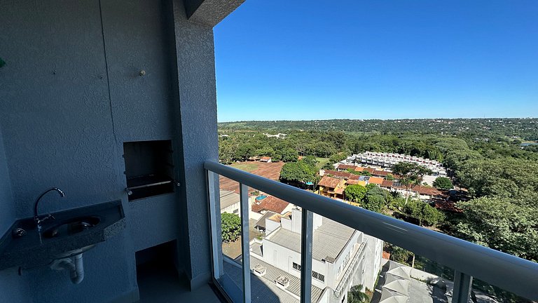Lindo apt com linda vista na região central de Foz