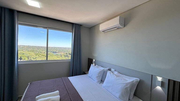 Lindo apt com linda vista na região central de Foz