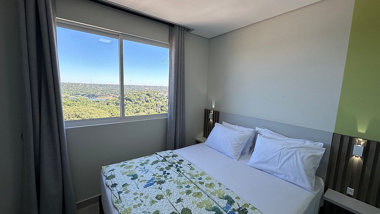 Lindo apt com linda vista na região central de Foz